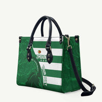 Zimbabwe Rugby Custom Leather Bag Sables 3rd Champions Proud - Wonder Print Shop