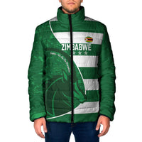 Zimbabwe Rugby Custom Padded Jacket Sables 3rd Champions Proud - Wonder Print Shop