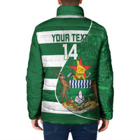 Zimbabwe Rugby Custom Padded Jacket Sables 3rd Champions Proud - Wonder Print Shop