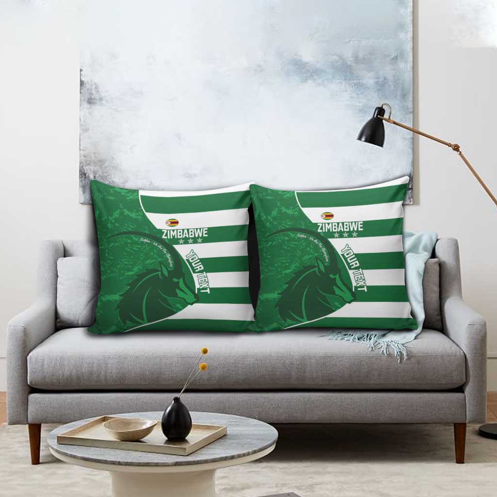 Zimbabwe Rugby Custom Pillow Cover Sables 3rd Champions Proud - Wonder Print Shop