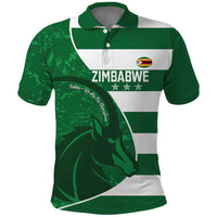 Zimbabwe Rugby Custom Polo Shirt Sables 3rd Champions Proud - Wonder Print Shop