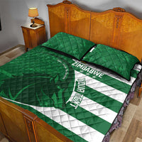 Zimbabwe Rugby Custom Quilt Bed Set Sables 3rd Champions Proud - Wonder Print Shop