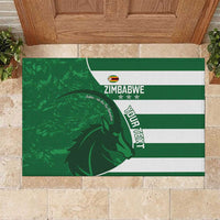 Zimbabwe Rugby Custom Rubber Doormat Sables 3rd Champions Proud - Wonder Print Shop