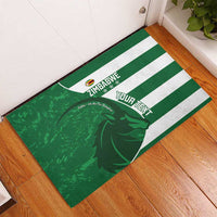 Zimbabwe Rugby Custom Rubber Doormat Sables 3rd Champions Proud - Wonder Print Shop
