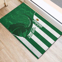 Zimbabwe Rugby Custom Rubber Doormat Sables 3rd Champions Proud - Wonder Print Shop