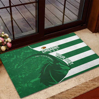 Zimbabwe Rugby Custom Rubber Doormat Sables 3rd Champions Proud - Wonder Print Shop