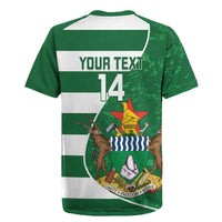 Zimbabwe Rugby Custom Rugby Jersey Sables 3rd Champions Proud - Wonder Print Shop