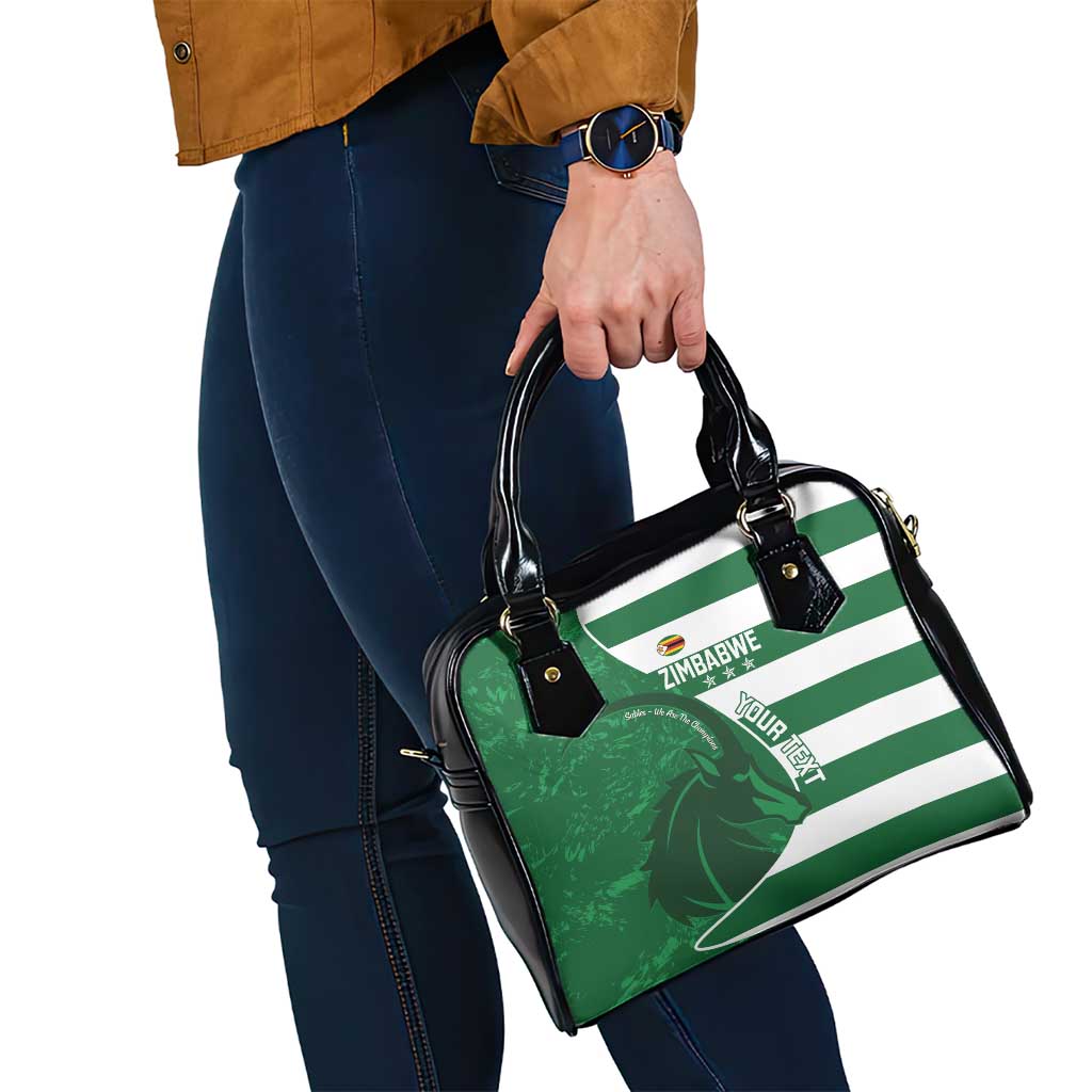 Zimbabwe Rugby Custom Shoulder Handbag Sables 3rd Champions Proud - Wonder Print Shop