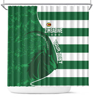Zimbabwe Rugby Custom Shower Curtain Sables 3rd Champions Proud - Wonder Print Shop