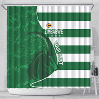 Zimbabwe Rugby Custom Shower Curtain Sables 3rd Champions Proud - Wonder Print Shop