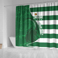 Zimbabwe Rugby Custom Shower Curtain Sables 3rd Champions Proud - Wonder Print Shop