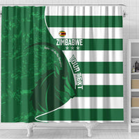 Zimbabwe Rugby Custom Shower Curtain Sables 3rd Champions Proud - Wonder Print Shop
