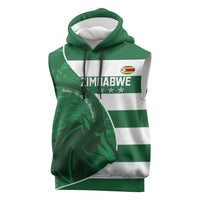 Zimbabwe Rugby Custom Sleeveless Hoodie Sables 3rd Champions Proud - Wonder Print Shop