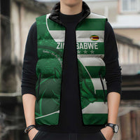 Zimbabwe Rugby Custom Sleeveless Puffer Jacket Sables 3rd Champions Proud - Wonder Print Shop