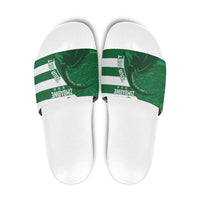 Zimbabwe Rugby Custom Slide Sandals Sables 3rd Champions Proud - Wonder Print Shop