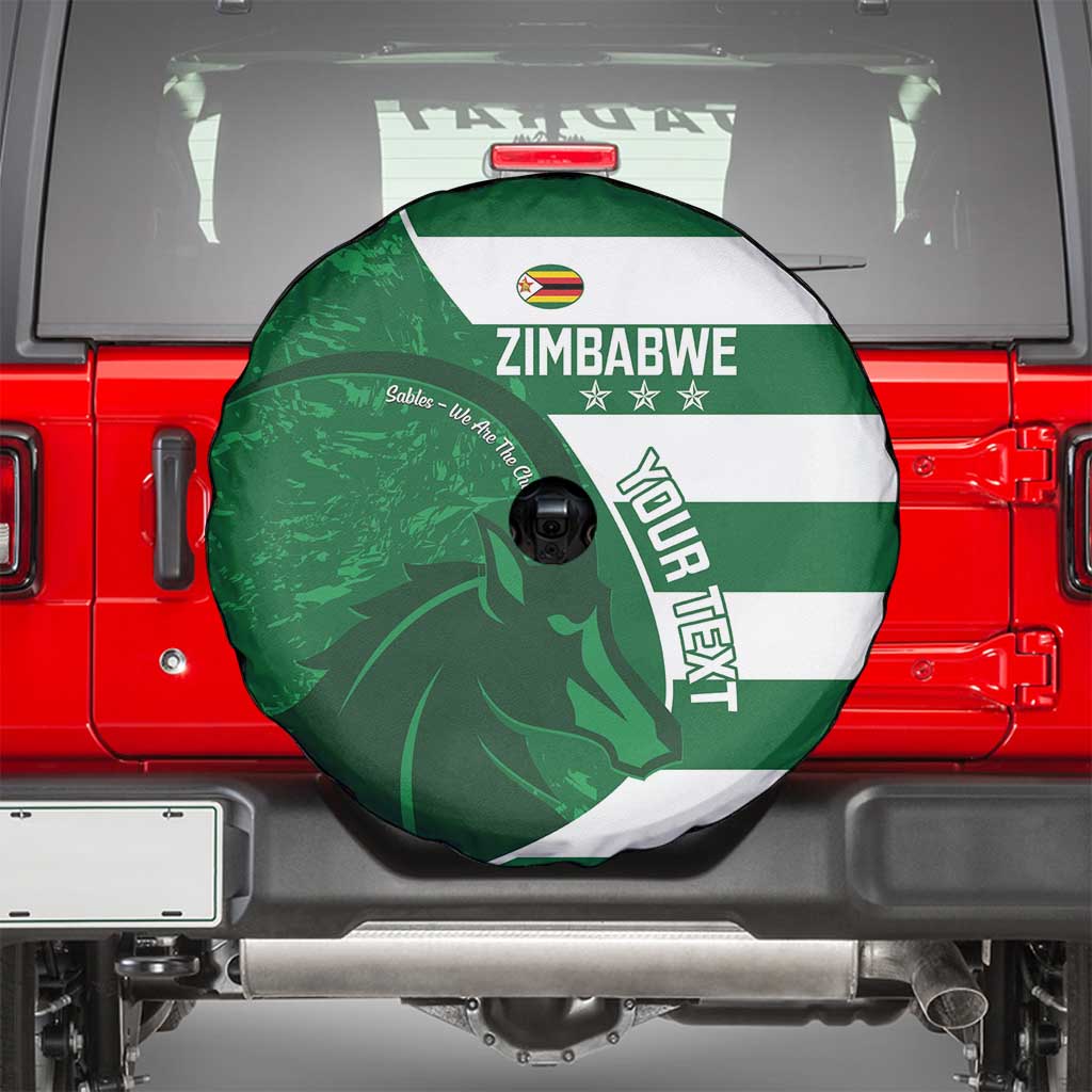 Zimbabwe Rugby Custom Spare Tire Cover Sables 3rd Champions Proud - Wonder Print Shop