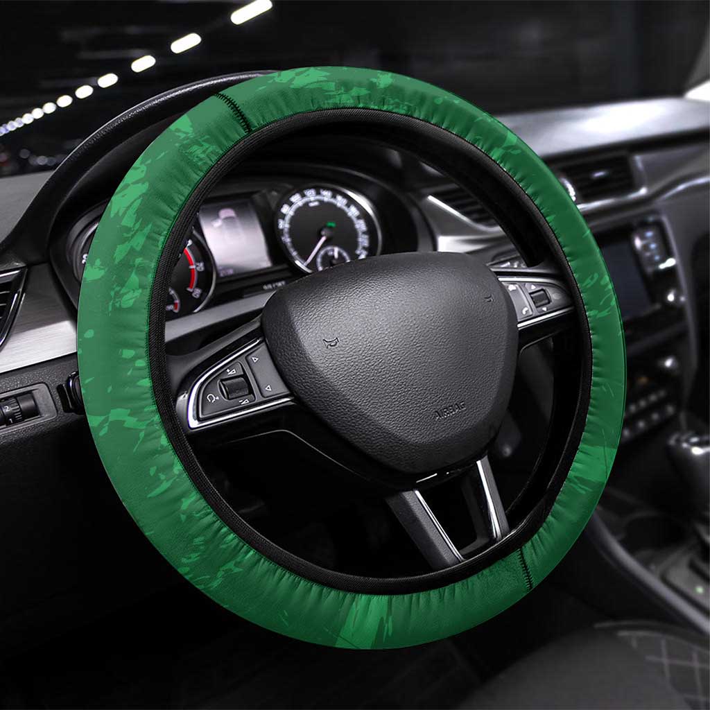 Zimbabwe Rugby Steering Wheel Cover Sables 3rd Champions Proud - Wonder Print Shop