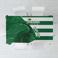 Zimbabwe Rugby Custom Tablecloth Sables 3rd Champions Proud - Wonder Print Shop