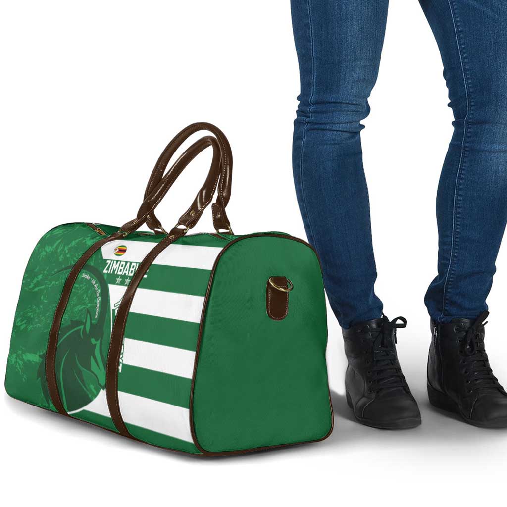 Zimbabwe Rugby Custom Travel Bag Sables 3rd Champions Proud - Wonder Print Shop