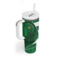 Zimbabwe Rugby Custom Tumbler With Handle Sables 3rd Champions Proud - Wonder Print Shop