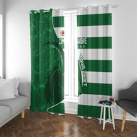 Zimbabwe Rugby Custom Window Curtain Sables 3rd Champions Proud - Wonder Print Shop