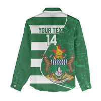Zimbabwe Rugby Custom Women Casual Shirt Sables 3rd Champions Proud - Wonder Print Shop