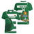 Zimbabwe Rugby Custom Women V-Neck T-Shirt Sables 3rd Champions Proud - Wonder Print Shop