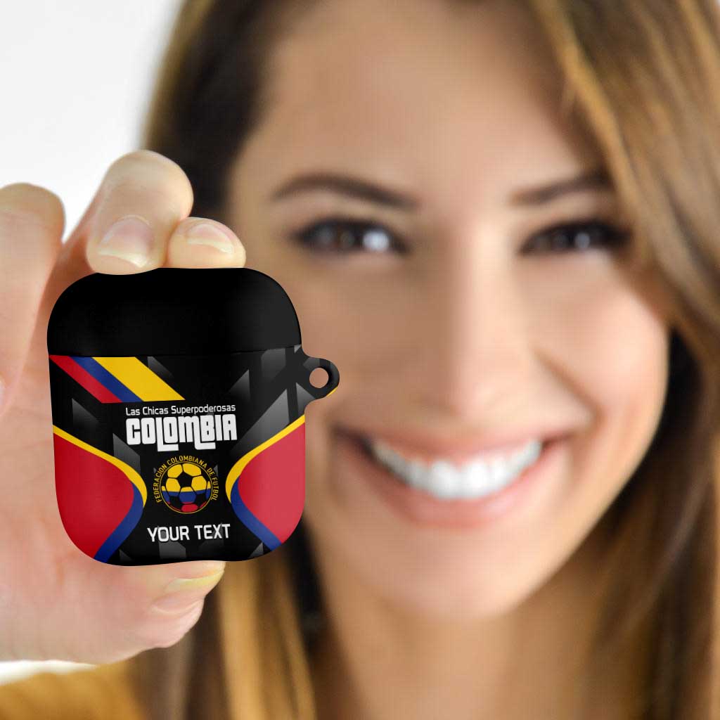 Custom Colombia Football AirPods Case Vamos Las Chicas Superpoderosas - Wonder Print Shop