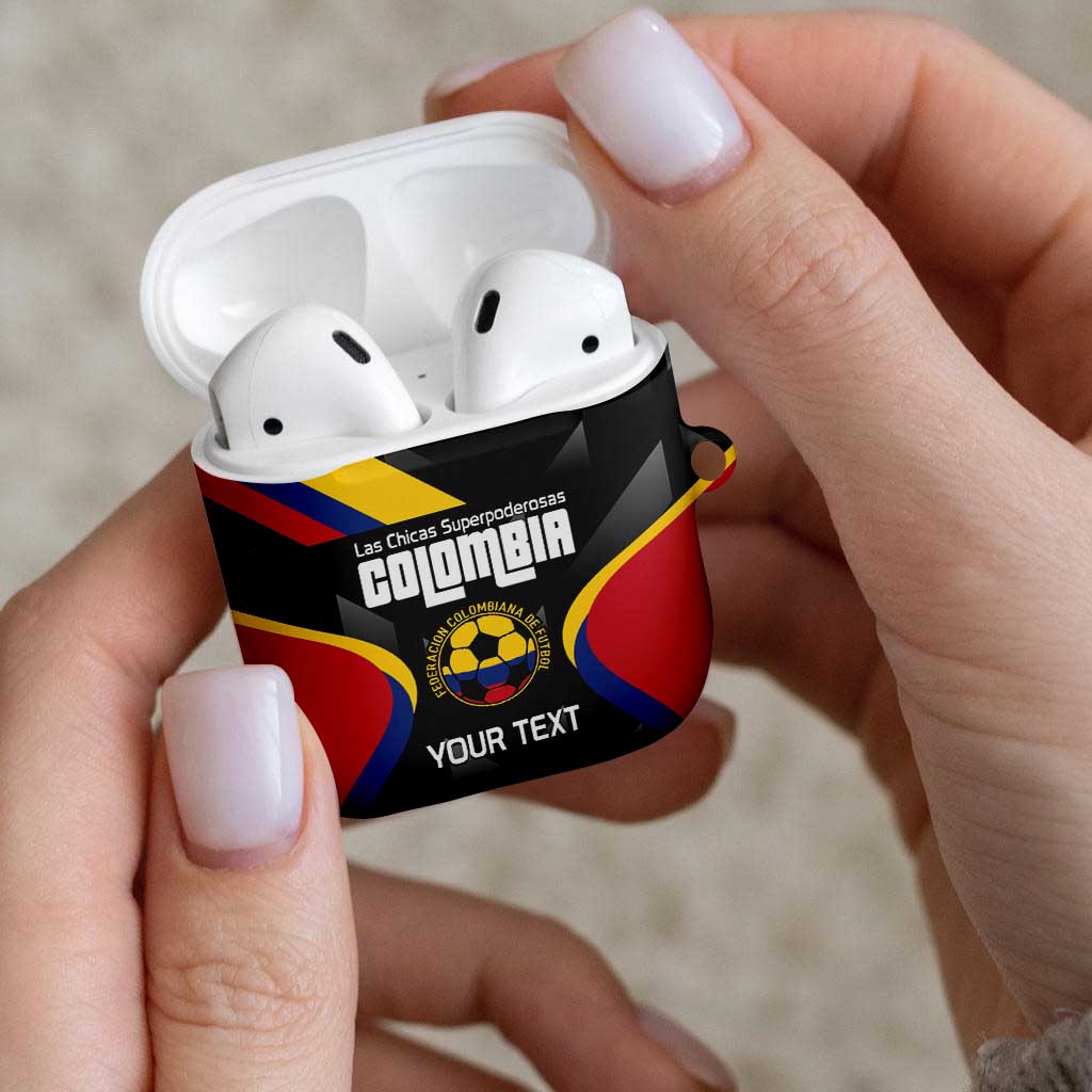 Custom Colombia Football AirPods Case Vamos Las Chicas Superpoderosas - Wonder Print Shop
