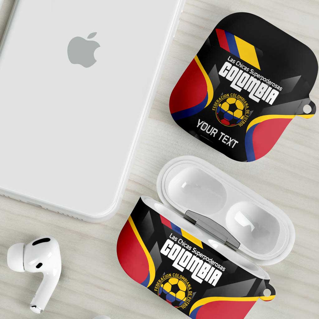 Custom Colombia Football AirPods Case Vamos Las Chicas Superpoderosas - Wonder Print Shop