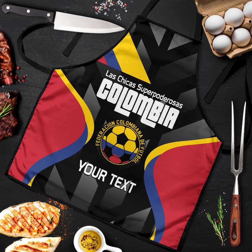 Custom Colombia Football Apron Vamos Las Chicas Superpoderosas - Wonder Print Shop