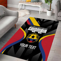 Custom Colombia Football Area Rug Vamos Las Chicas Superpoderosas - Wonder Print Shop