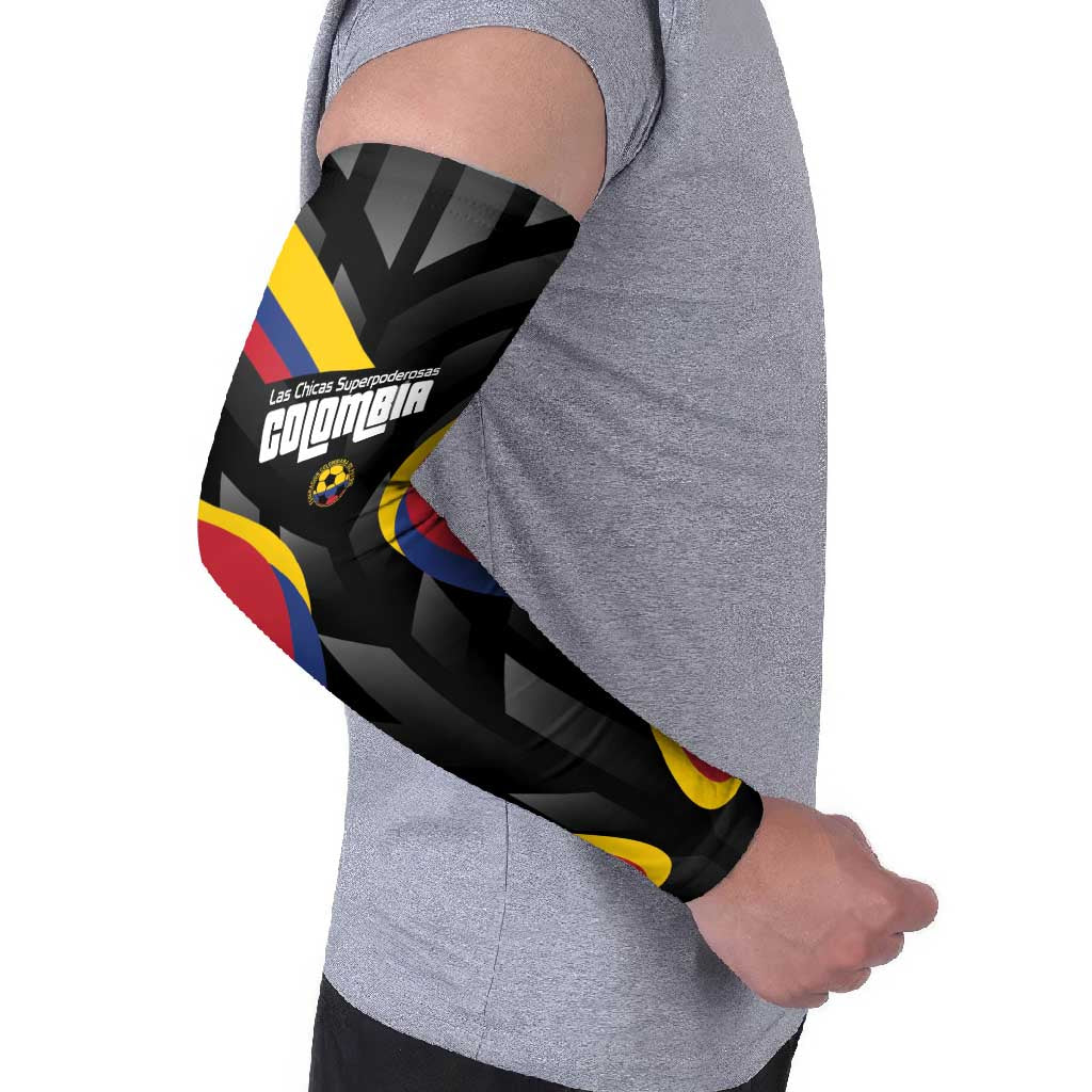 Custom Colombia Football Arm Sleeves Vamos Las Chicas Superpoderosas - Wonder Print Shop