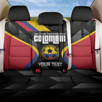 Custom Colombia Football Back Car Seat Cover Vamos Las Chicas Superpoderosas - Wonder Print Shop