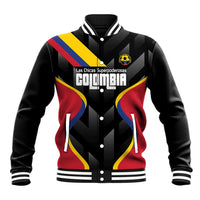 Custom Colombia Football Baseball Jacket Vamos Las Chicas Superpoderosas - Wonder Print Shop