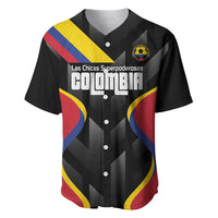 Custom Colombia Football Baseball Jersey Vamos Las Chicas Superpoderosas - Wonder Print Shop