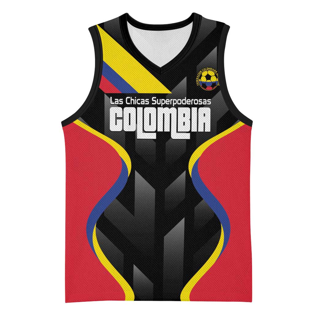 Custom Colombia Football Basketball Jersey Vamos Las Chicas Superpoderosas - Wonder Print Shop