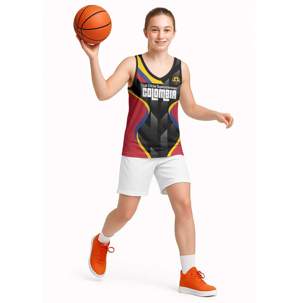 Custom Colombia Football Basketball Jersey Vamos Las Chicas Superpoderosas - Wonder Print Shop