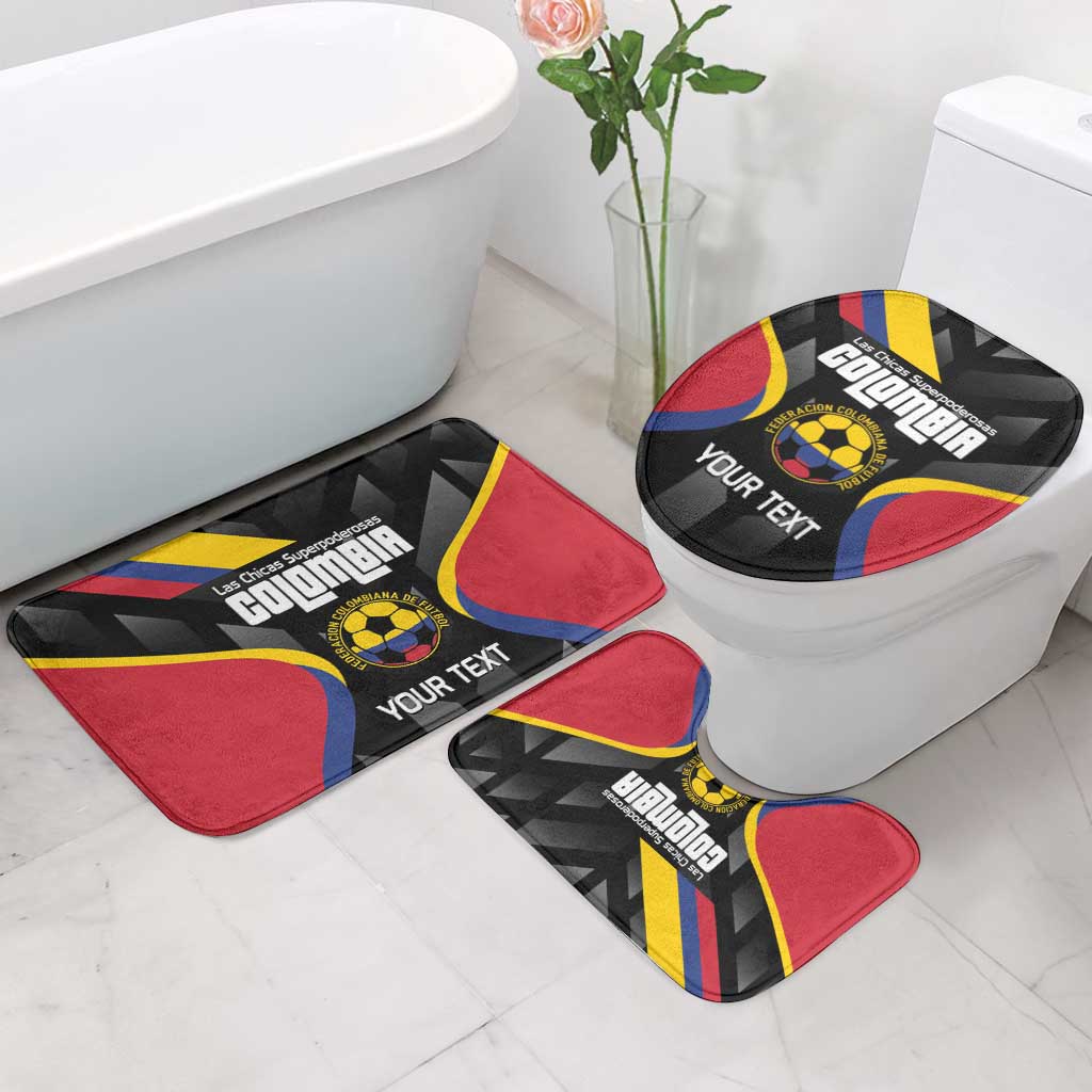 Custom Colombia Football Bathroom Set Vamos Las Chicas Superpoderosas - Wonder Print Shop