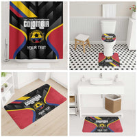 Custom Colombia Football Bathroom Set Vamos Las Chicas Superpoderosas - Wonder Print Shop