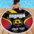 Custom Colombia Football Beach Blanket Vamos Las Chicas Superpoderosas - Wonder Print Shop
