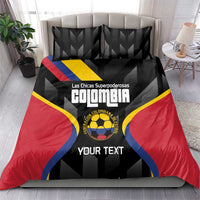 Custom Colombia Football Bedding Set Vamos Las Chicas Superpoderosas - Wonder Print Shop