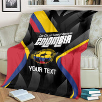 Custom Colombia Football Blanket Vamos Las Chicas Superpoderosas - Wonder Print Shop