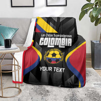 Custom Colombia Football Blanket Vamos Las Chicas Superpoderosas - Wonder Print Shop