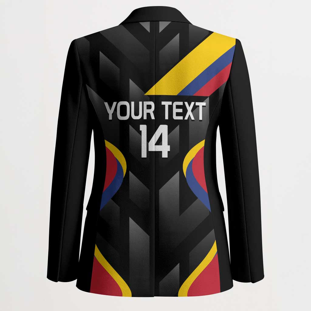 Custom Colombia Football Blazer Vamos Las Chicas Superpoderosas - Wonder Print Shop