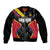 Custom Colombia Football Bomber Jacket Vamos Las Chicas Superpoderosas - Wonder Print Shop