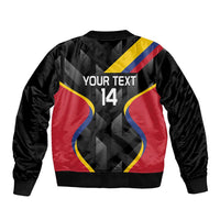 Custom Colombia Football Bomber Jacket Vamos Las Chicas Superpoderosas - Wonder Print Shop