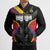 Custom Colombia Football Bomber Puffer Jacket Vamos Las Chicas Superpoderosas - Wonder Print Shop