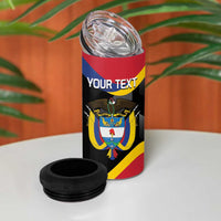 Custom Colombia Football 4 in 1 Can Cooler Tumbler Vamos Las Chicas Superpoderosas - Wonder Print Shop
