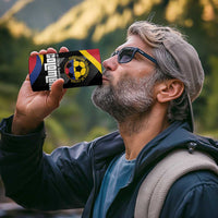 Custom Colombia Football 4 in 1 Can Cooler Tumbler Vamos Las Chicas Superpoderosas - Wonder Print Shop